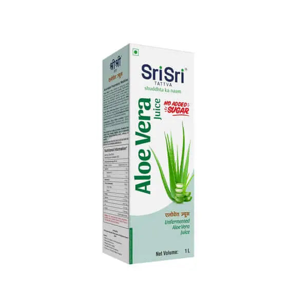 Aloe Vera Juice No Added Sugar 1000ML | Sri Sri Tattva - Juices