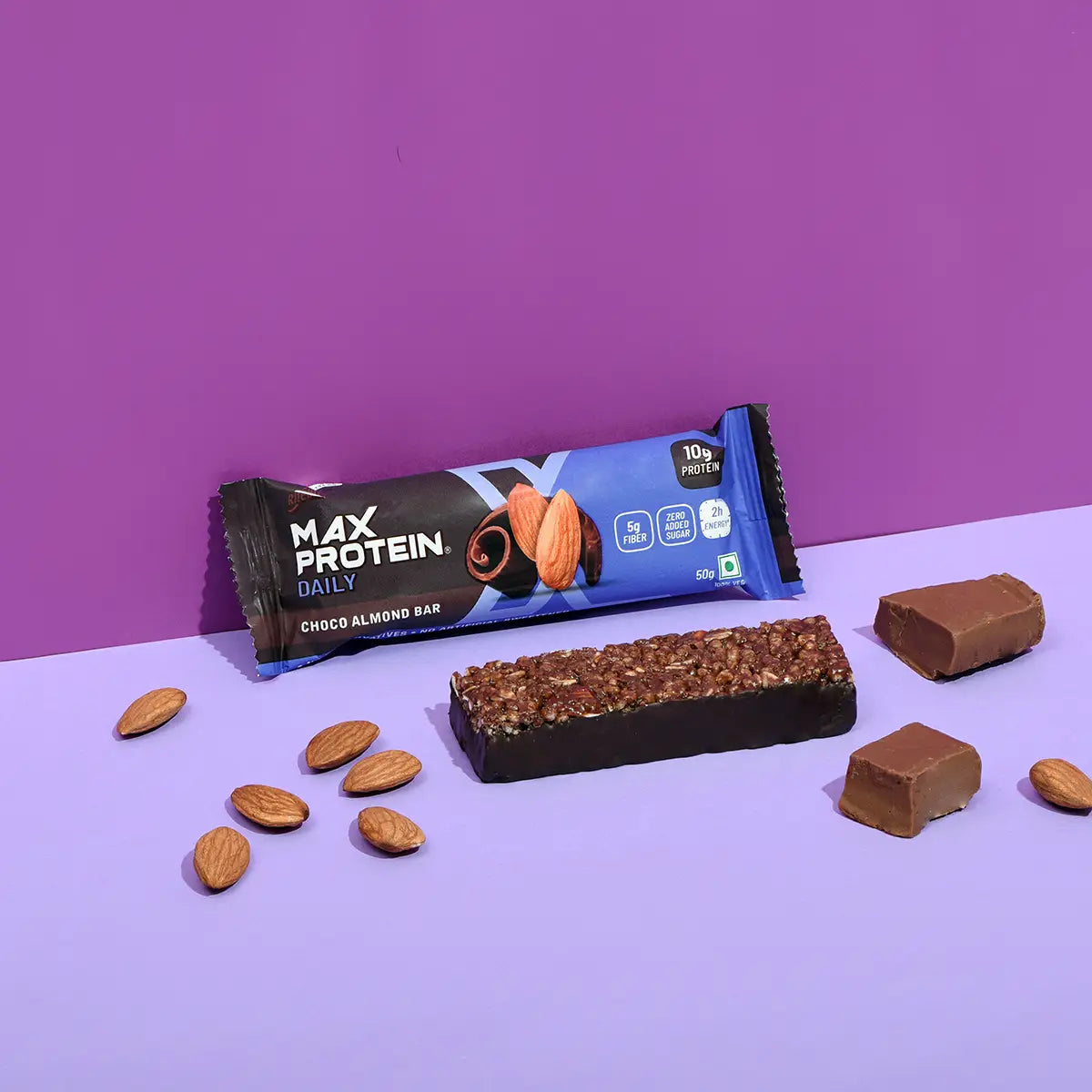 Choco Almond Bar Pack of 1 | Max Protein - Protien Bars