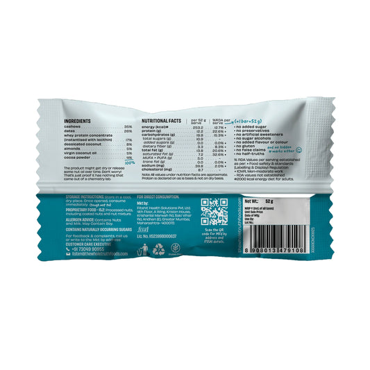 Coconut Cocoa Protein Bar | Pack of 1 | The Whole Truth