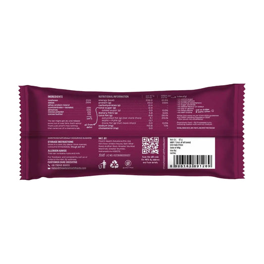 Double Cocoa Pro Bar | Pack of 1 | The Whole Truth