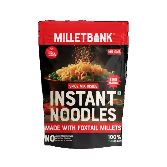 Foxtail Millet Instant Noodles 165g | MilletBank - snacks