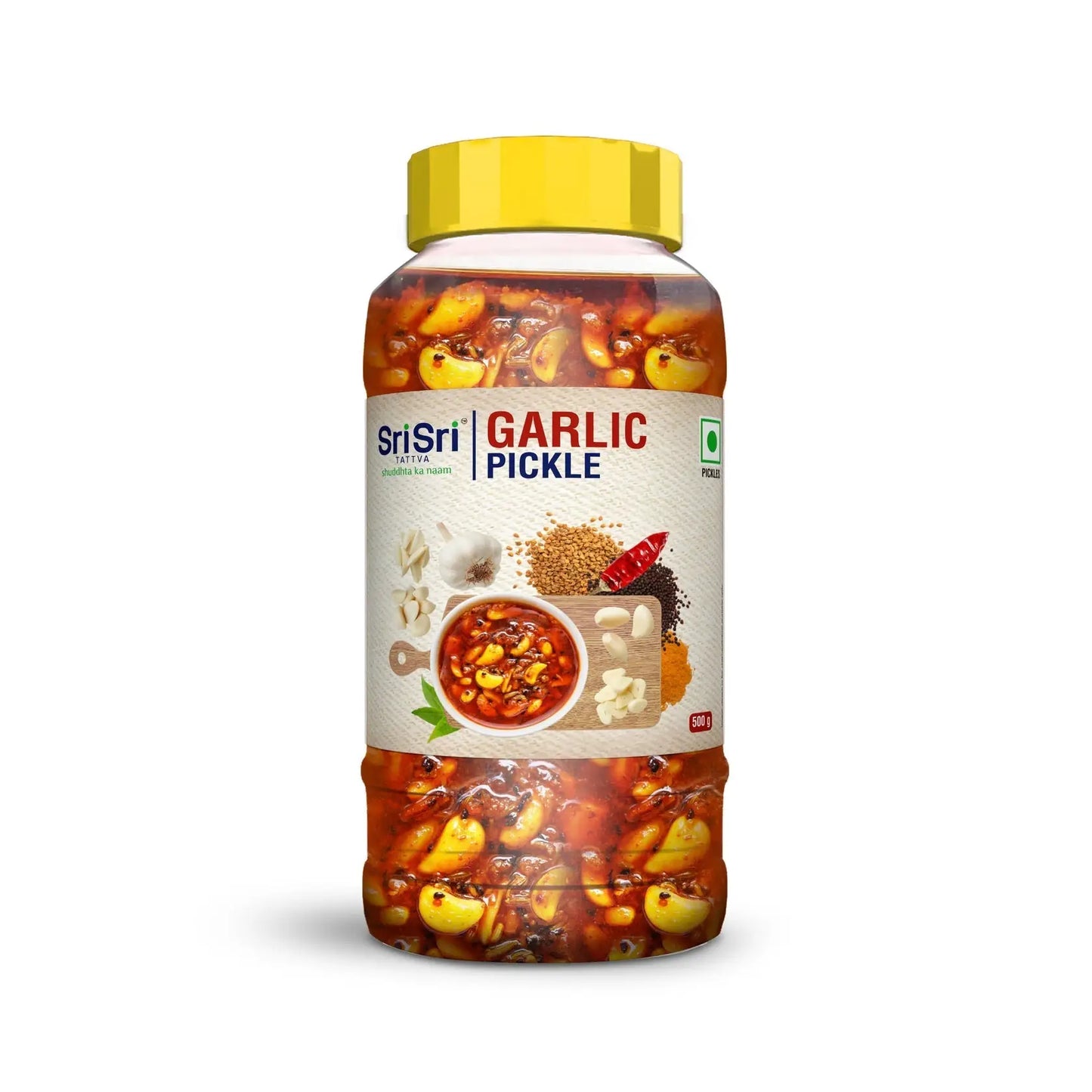 Garlic Pickle 500g | Sri Sri Tattva - Grocery