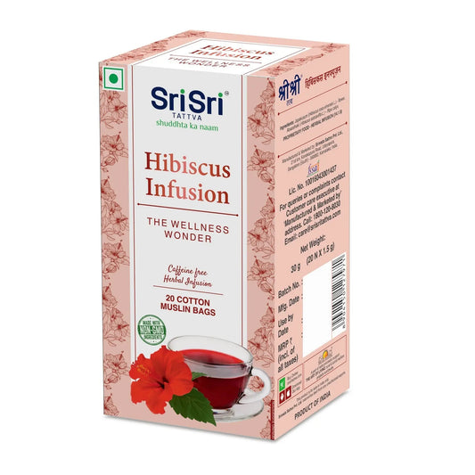 Hibiscus Infusion | Sri Sri Tattva | 20 Bags - Tea