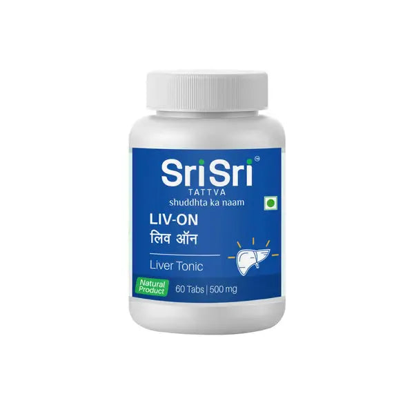 Liv-On - Liver Tonic 60 Tabs | 500mg | Sri Sri Tattva - Vitamins & Supplements