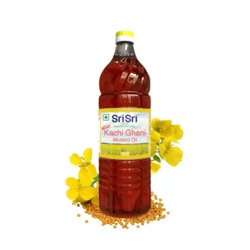Sri Sri Kachi Ghani Mustard Oil 1 Ltr
