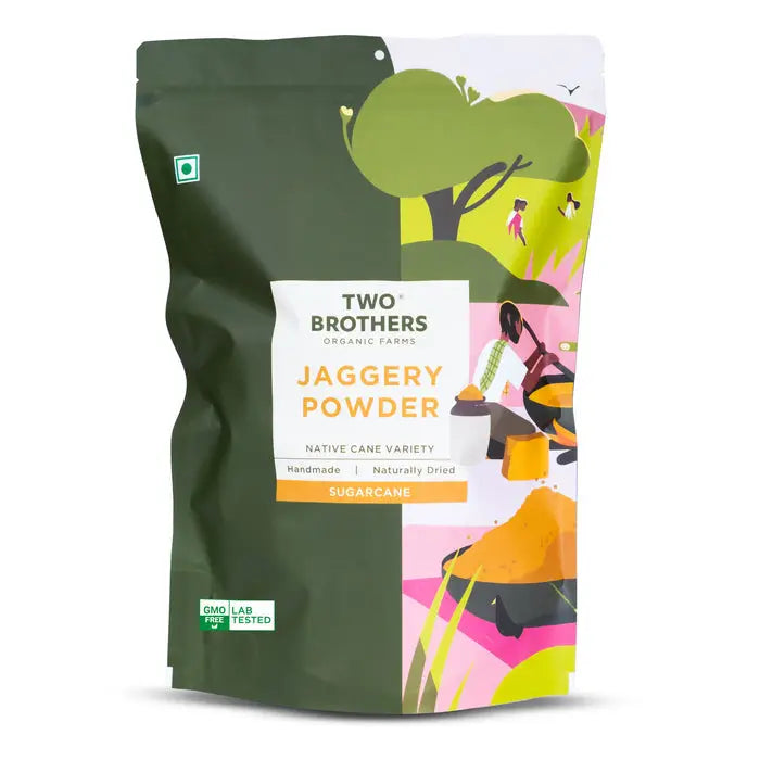 Sugarcane Jaggery Crushed Granular 500g | Two Brothers - Grocery