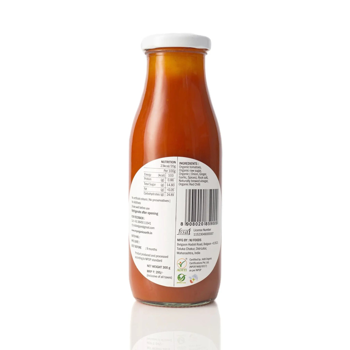 Tomato Ketchup 300g | My Organic Earth