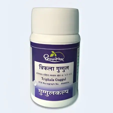 Triphala Guggulu 60Tabs | Shree Dhootpapeshwar - Tablets