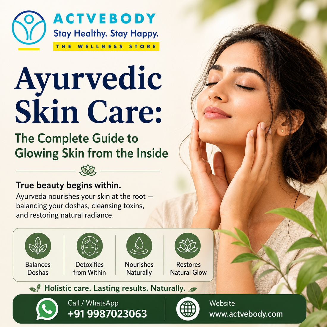 Ayurvedic Skin Care: The Complete Guide to Glowing Skin from the Inside