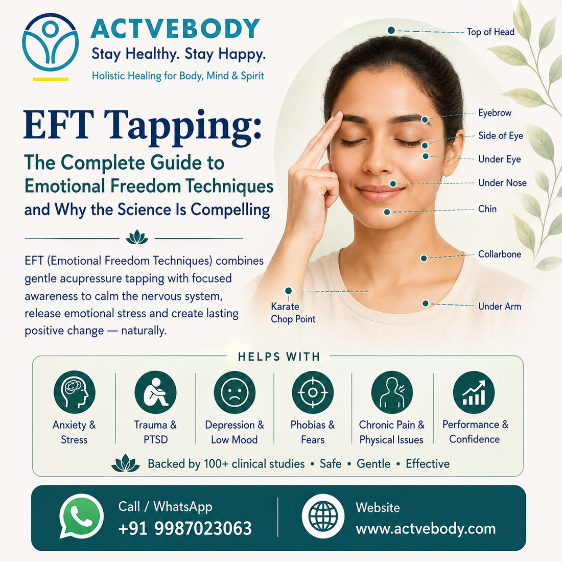 EFT Tapping: The Complete Guide to Emotional Freedom Techniques and Why the Science Is Compelling