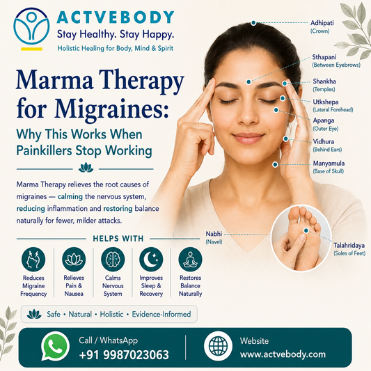 Marma Therapy for Migraines: Why This Works When Painkillers Stop Working