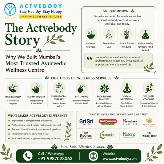 The Actvebody Story: Why We Built Mumbai's Most Trusted Ayurvedic Wellness Centre