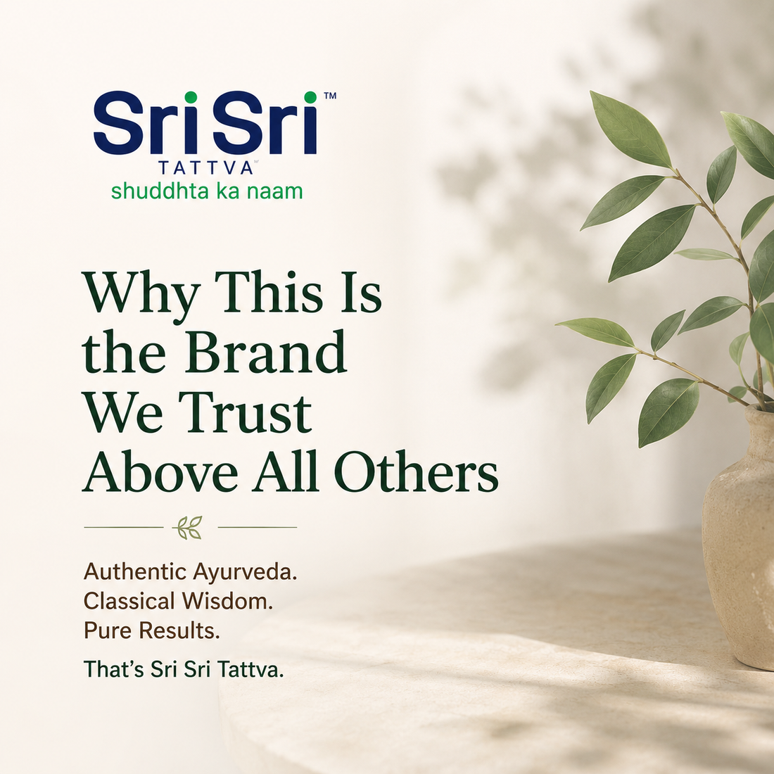 Sri Sri Tattva: Why This Is the Brand We Trust Above All Others