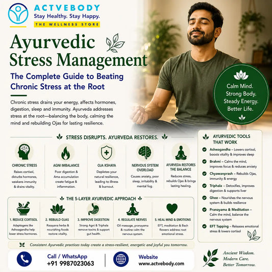 Ayurvedic Stress Management: The Complete Guide to Beating Chronic Stress at the Root