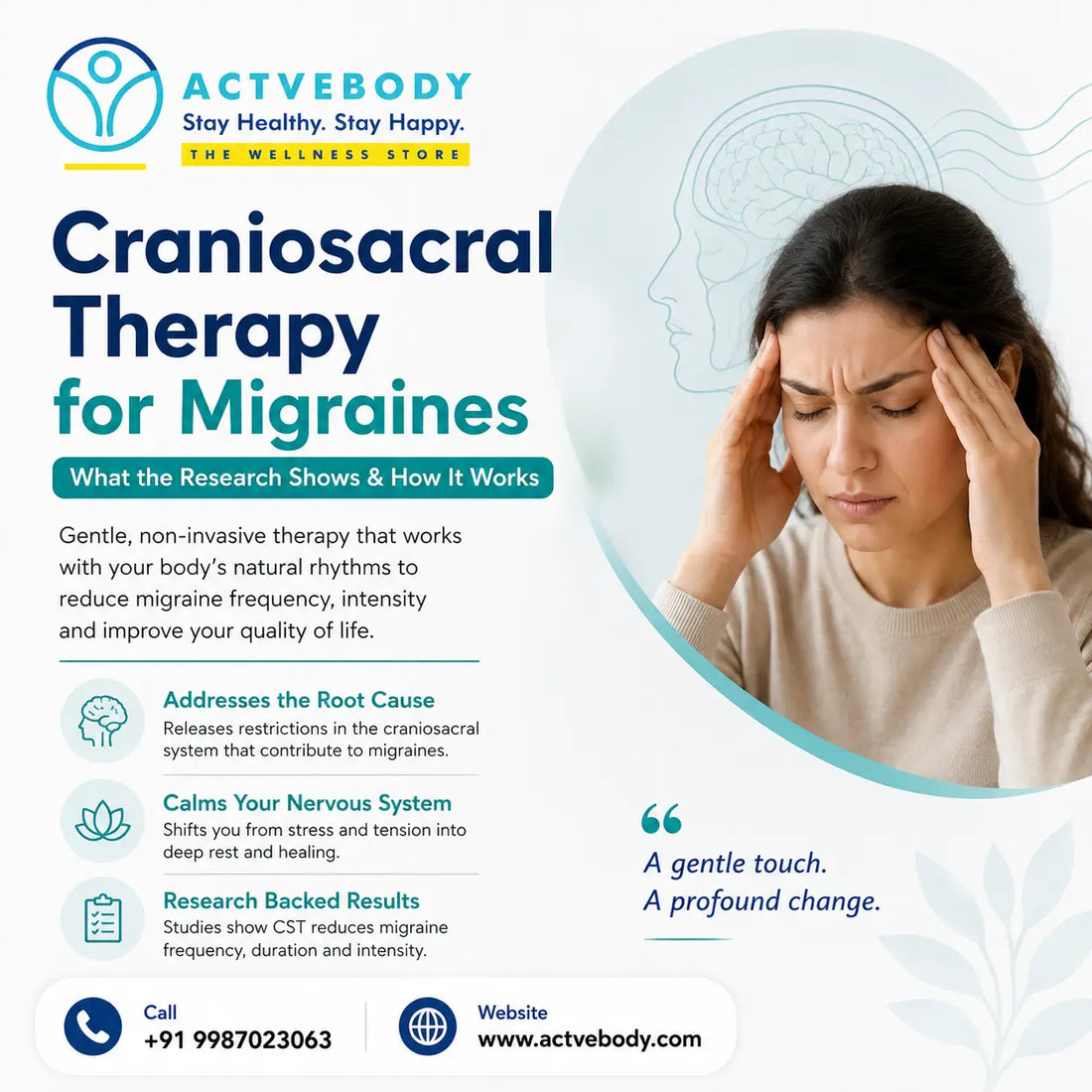 Craniosacral Therapy for Migraines: What the Research Shows & How It Works