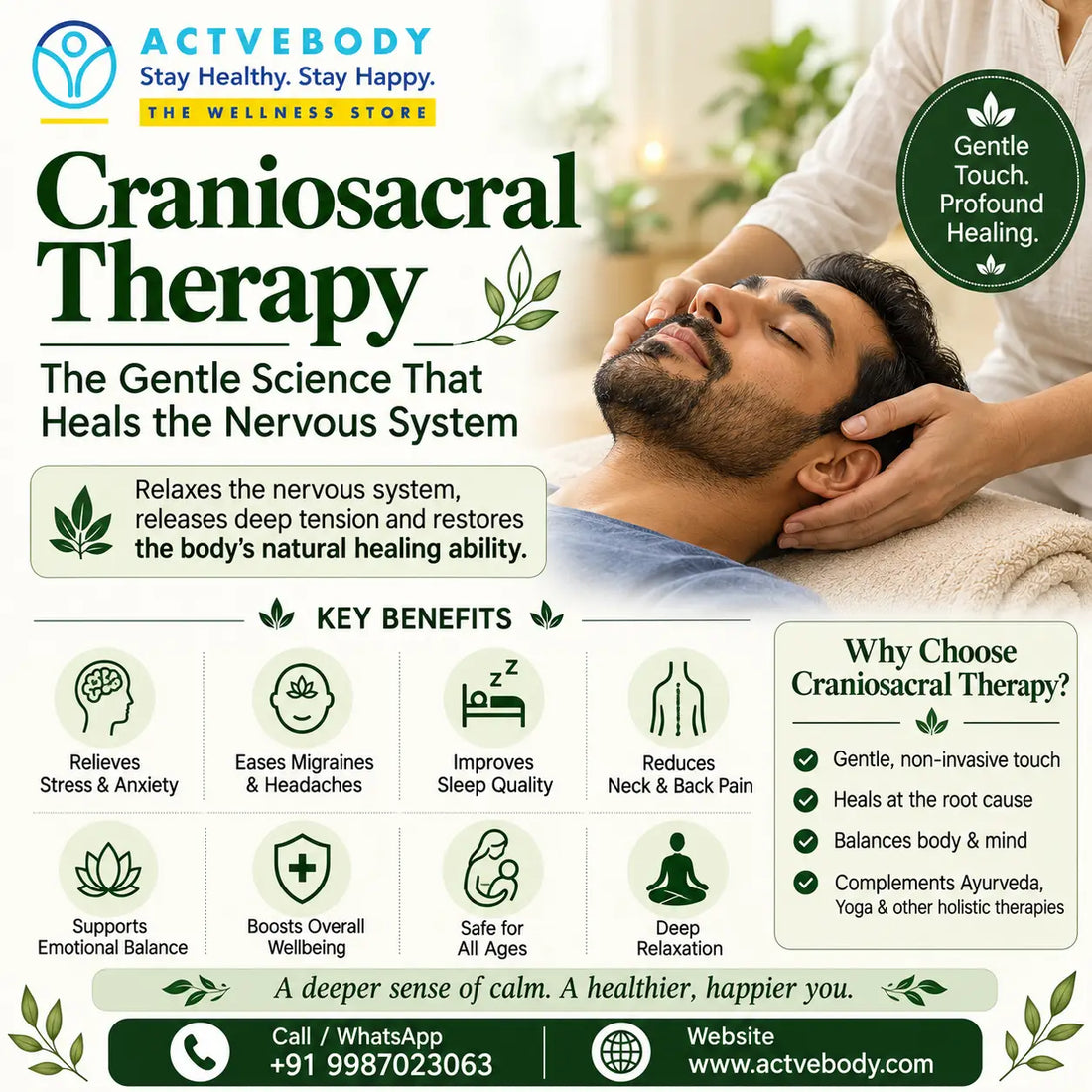 Craniosacral Therapy: The Complete Guide to How This Gentle Science Heals the Nervous System