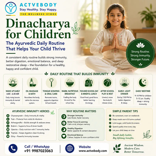 Dinacharya for Children: The Ayurvedic Daily Routine That Gives Your Child the Foundation to Thrive