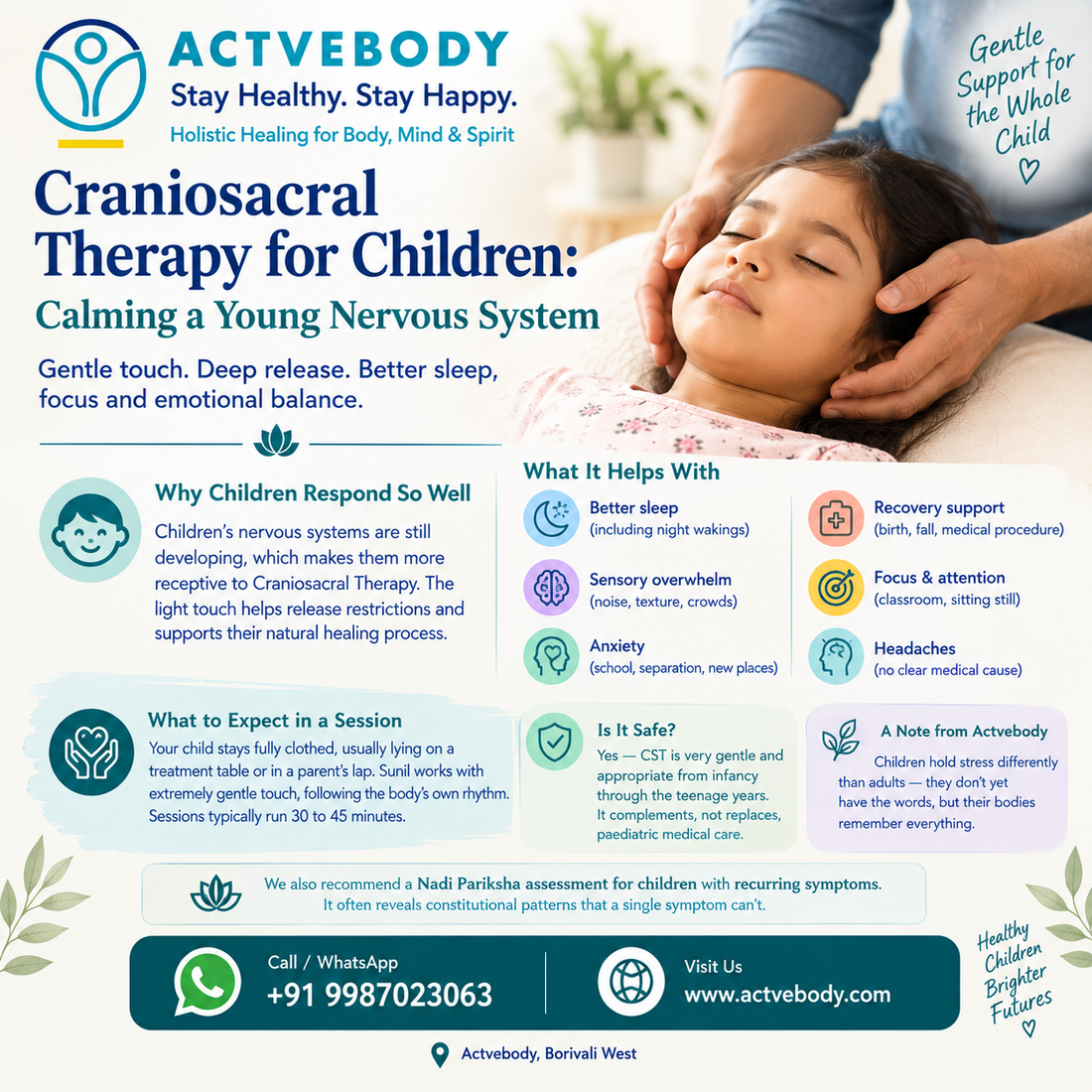 Craniosacral Therapy for Children: Calming a Young Nervous System