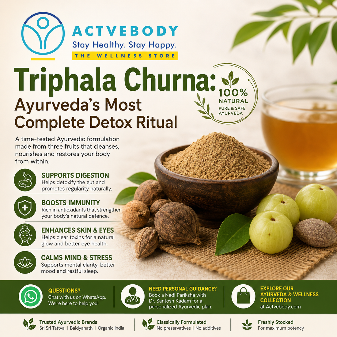 Triphala Churna: Ayurveda's Most Complete Detox Ritual
