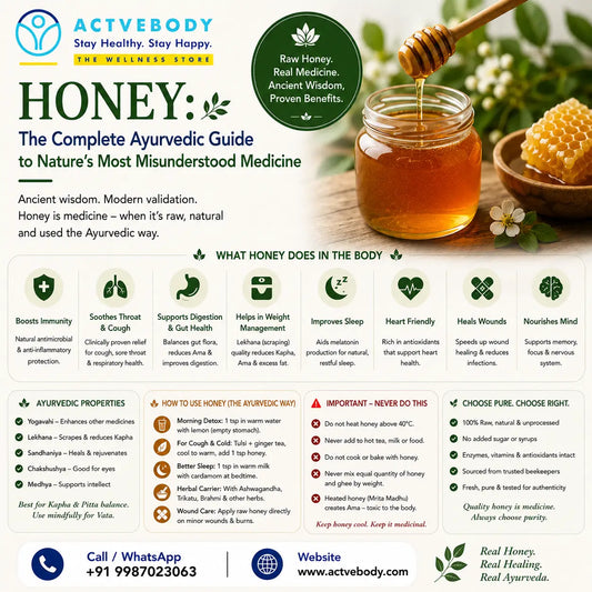 Honey: The Complete Ayurvedic Guide to Nature's Most Misunderstood Medicine