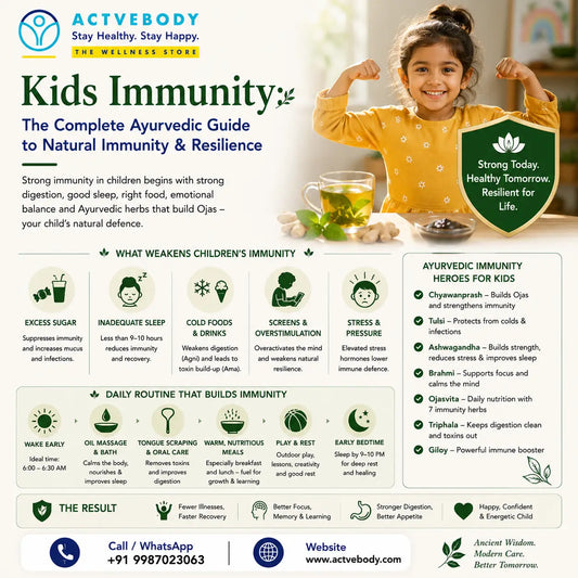 Kids Immunity: The Complete Ayurvedic Guide to Building Your Child's Resilience Naturally