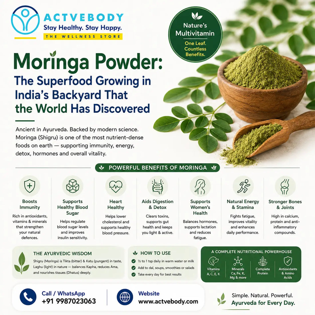 Moringa Powder: The Superfood Growing in India's Backyard That the World Has Discovered