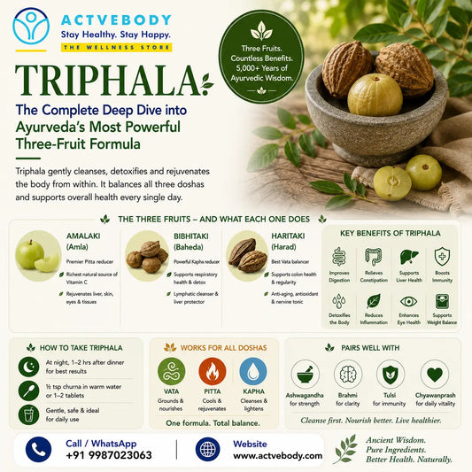 Triphala: The Complete Deep Dive into Ayurveda's Most Powerful Three-Fruit Formula