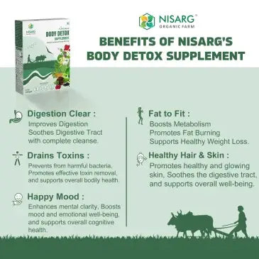 Benefits Body Detox Blood Purifier Powder -Body Detox Supplement Nisarg Organic Farm