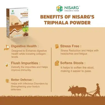 Organic Triphala Powder, benefits of triphala churna, triphala powder benefits