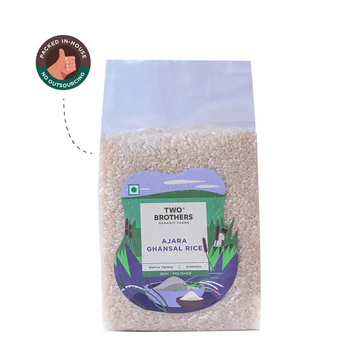 Ajara Ghansal Rice Semi-Polished 1kg | Two Brothers - Grocery