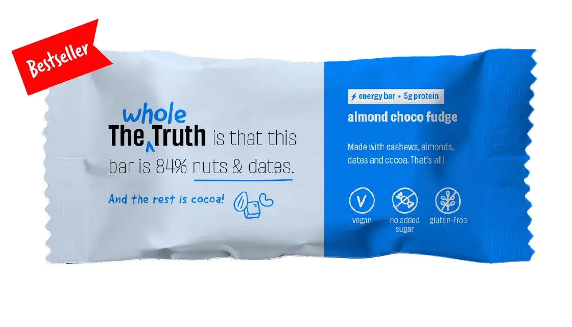 Almond Choco Fudge Bar | Pack of 1 | The Whole Truth