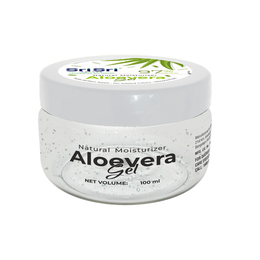 Aloevera Gel | Natural Moisturizer Suits all Skin Types | 100ml | Sri Sri Tattva - Skin Care