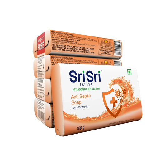 Anti Septic Soap | For Germ Protection | Buy 3 Get 1 Free | 100gm Each - Soap