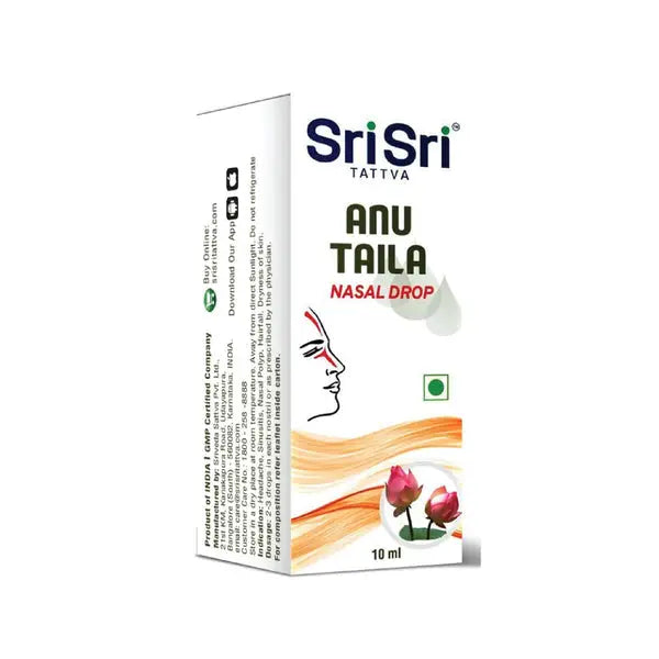 Anu Taila Nasal drops 10ML | Sri Sri Tattva - Taila