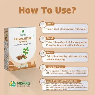 how to use ashwagandha powder