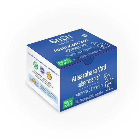 Atisarahara Vati Diarrhoea & Dysentry 300mg | Sri Sri Tattva - Ayurvedic Medicine