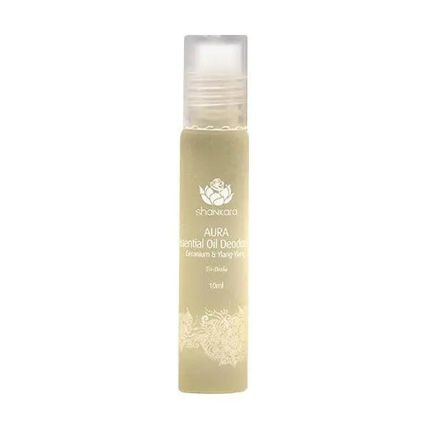 Aura Essential Oil Deodorant - Geranium & Ylang Ylang 10ML | Shankara - Essential Oil