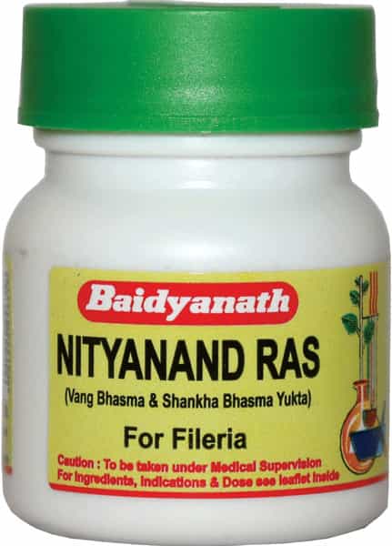 Baidyanath Nityanand Ras (Tamra Yukta) - 40 tabs - Ayurvedic Medicine