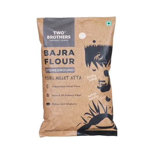 Bajra Atta 1kg | Two Brothers - Grocery