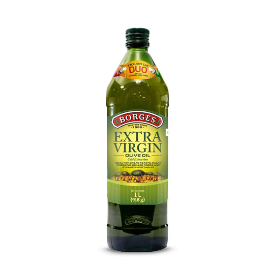 Borges Extra Virgin Olive Oil |Unrefined & Cold Pressed Oil|Packed in Spain |75% MUFA | Rich in Antioxidants | Ideal For low heat cooking like sauteing & grilling, salad dressing