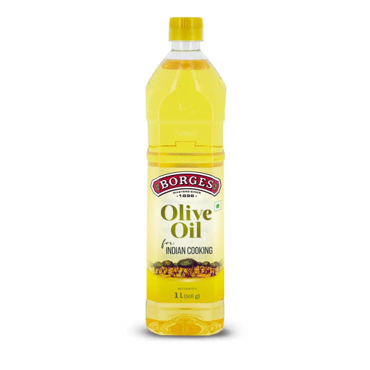 Borges olive oil bottle on a white background