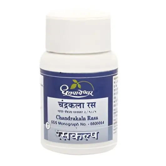 Chandrakala Rasa 30 Tabs | Shree Dhootpapeshwar - Ayurvedic Medicine