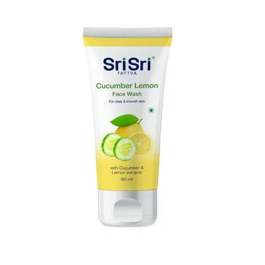 Cucumber & Lemon Face Wash - For Clear & Smooth Skin 60ml - Skin care