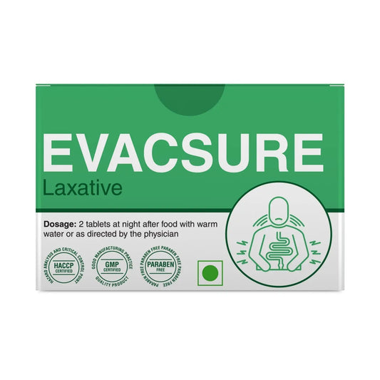 Evacsure - Laxative 10 Tabs | Sri Sri Tattva - Medicine