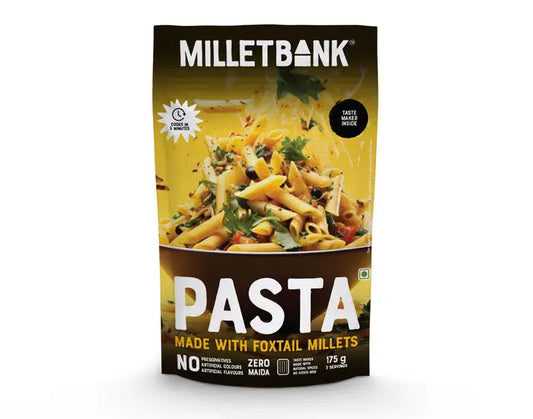 Foxtail Millet Pasta 175g | MilletBank - snacks