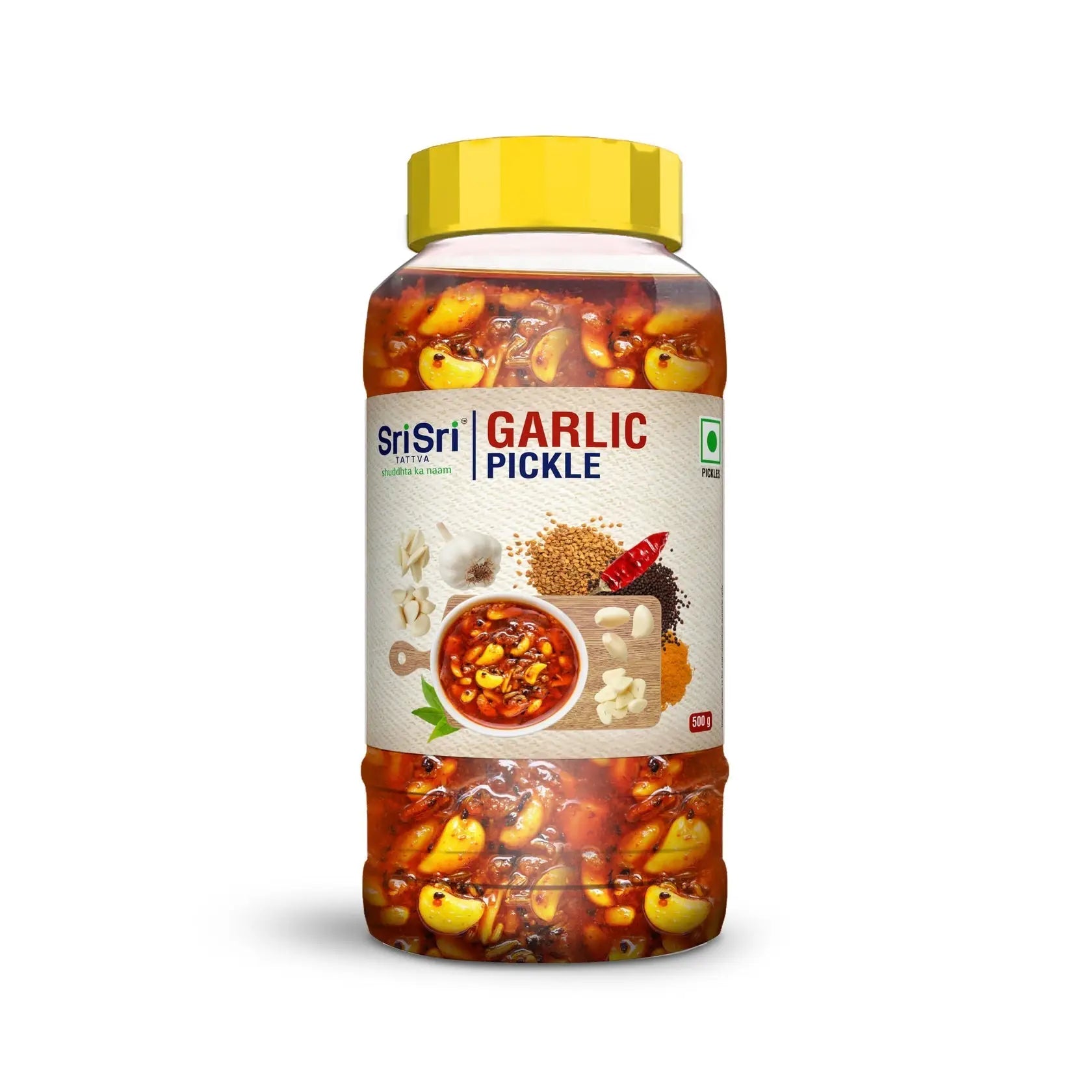 Garlic Pickle 500g | Sri Sri Tattva - Grocery