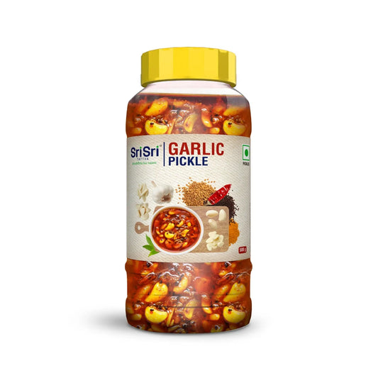 Garlic Pickle 500g | Sri Sri Tattva - Grocery