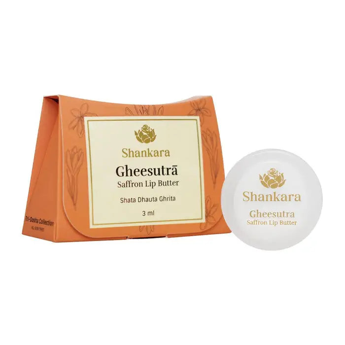 Gheesutrā Saffron Lip Butter 3ml | Shankara - lip balm