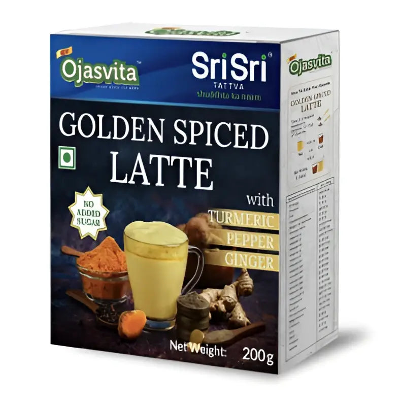 Golden Spiced Latte Ojasvita with Turmeric Pepper and Ginger 200g - Gourmet Foods