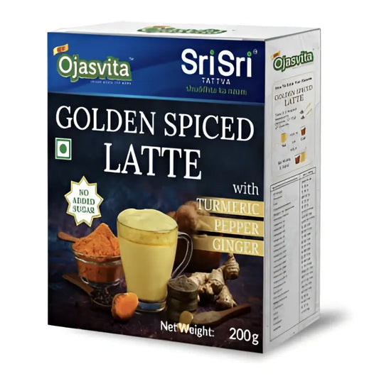 Golden Spiced Latte Ojasvita with Turmeric Pepper and Ginger 200g - Gourmet Foods
